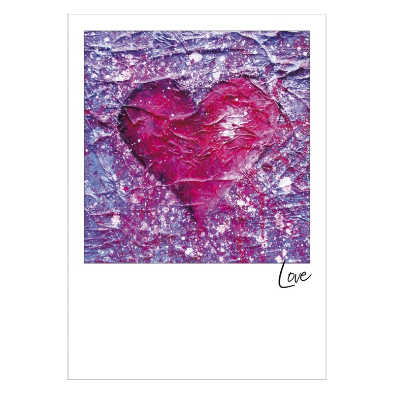 Love Purple Postcard